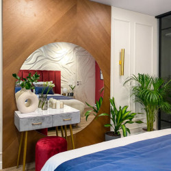 МДФ в шпоне дерева с фрезеровкой