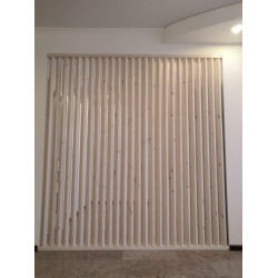 Декоративная перегородка из реек