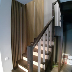 Декоративная перегородка из реек Декоративная перегородка из реек