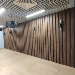 Декоративные рейки для зонирования пространства Декоративные рейки для зонирования пространства