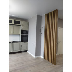 Реечная перегородка мдф