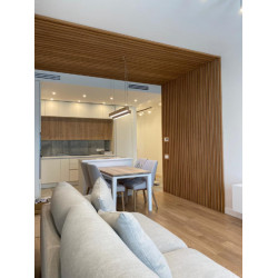 Шпонированная реечная панель