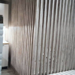 Рейка МДФ в ПВХ с пазом и закладной, сечение 20х30 мм