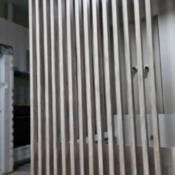 Рейка МДФ в ПВХ с пазом и закладной, сечение 20х50 мм