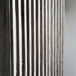 Рейка МДФ в ПВХ с пазом и закладной, сечение 20х70 мм