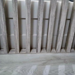 Рейка МДФ в ПВХ с пазом и закладной, сечение 30х50 мм