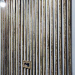 Рейка МДФ в ПВХ с пазом и закладной, сечение 30х20 мм