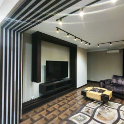 Рейка МДФ с пазом и закладной в шпоне (4 стороны) , сечение  20х90 мм